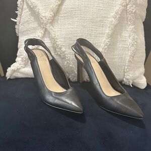 Vince Camuto Elegant Black Slingback Heels